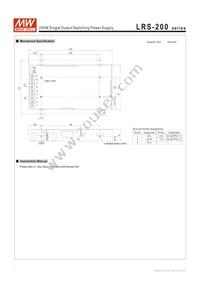 LRS-200-4.2 Datasheet Page 4