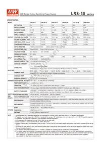 LRS-35-48 Datasheet Page 2
