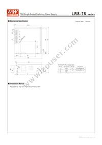 LRS-75-48 Datasheet Page 4