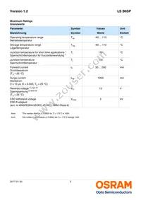 LS B6SP-CADB-1-1 Datasheet Page 3