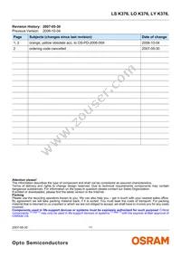 LS K376-T1U2-1 Datasheet Page 11