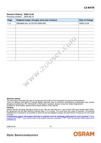 LS M47B-S1T2-1-0-30-R18-Z Datasheet Page 14