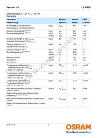 LS P476-Q1R2-1 Datasheet Page 4