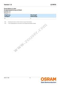 LS R976-NR-1 Datasheet Page 6