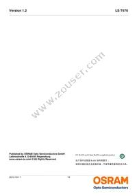LS T676-P2S1-1-Z Datasheet Page 19