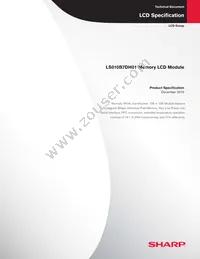 LS010B7DH01 Datasheet Cover