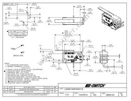 LS0851502F045V1A Datasheet Cover