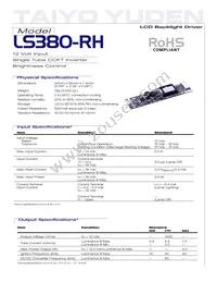 LS380-RH Datasheet Cover