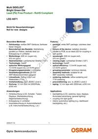 LSG A671-JL-1-0+KM-1-0-10-R33-Z Datasheet Cover