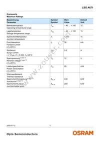 LSG A671-JL-1-0+KM-1-0-10-R33-Z Datasheet Page 3