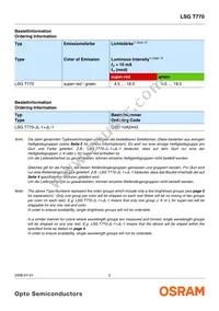 LSG T770-JL-1-0+JL-1-0-10-R18-Z Datasheet Page 2