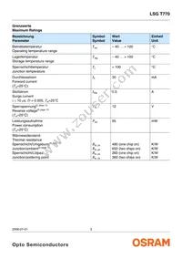 LSG T770-JL-1-0+JL-1-0-10-R18-Z Datasheet Page 3