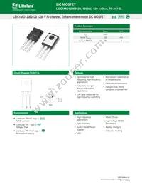 LSIC1MO120E0120 Datasheet Cover