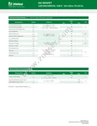 LSIC1MO120E0120 Datasheet Page 3