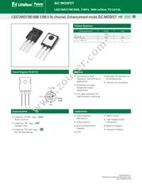 LSIC1MO170E1000 Datasheet Cover