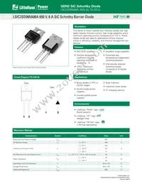 LSIC2SD065A06A Datasheet Cover