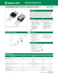 LSIC2SD065A16A Datasheet Cover