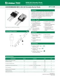 LSIC2SD065A20A Datasheet Cover