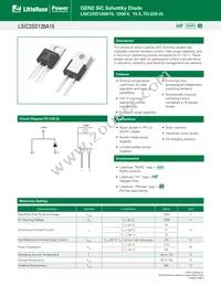 LSIC2SD120A15 Datasheet Cover