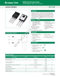 LSIC2SD120E30CC Datasheet Cover