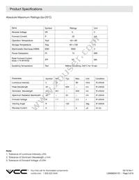 LSM0603412V Datasheet Page 3