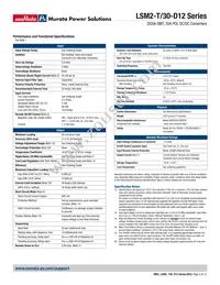 LSM2-T/30-D12R-C Datasheet Page 5