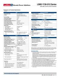 LSM2-T/30-D12R-C-CIS Datasheet Page 5