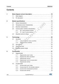 LSM303AHTR Datasheet Page 2