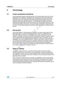 LSM303DLHTR Datasheet Page 17