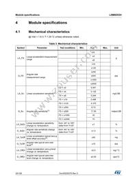 LSM6DS3HTR Datasheet Page 20