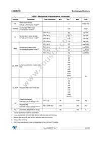 LSM6DS3HTR Datasheet Page 21