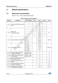 LSM6DS3USTR Datasheet Page 20