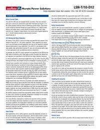 LSN-T/10-D12J-Y-CIS Datasheet Page 4