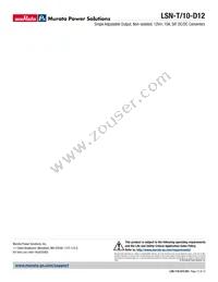 LSN-T/10-D12J-Y-CIS Datasheet Page 12