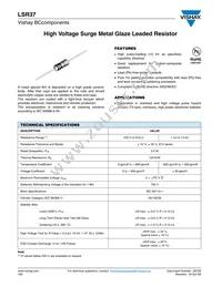 LSR3700001002KR500 Datasheet Cover