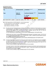 LSY A676-P2R1-1-0+Q2S1-1-0-20-R33-Z Datasheet Page 2