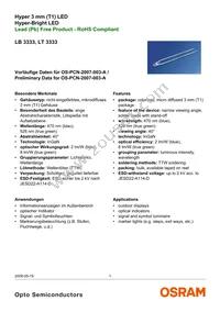 LT 3333-U1V2-35 Datasheet Cover