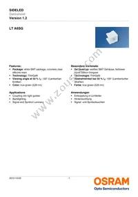 LT A6SG-V2AB-35-Z Datasheet Cover