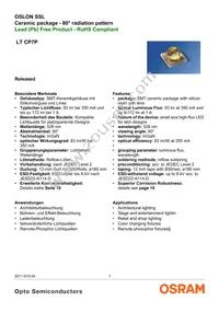 LT CP7P-JYKZ-26-0-350-R18-Z Datasheet Cover