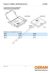 LT E67C-T1U2-35-Z Datasheet Page 17