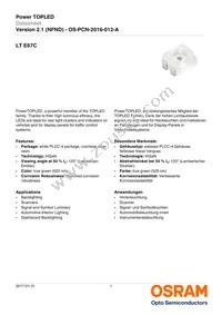 LT E67C-U1V2-35-1-30-R33-Z Datasheet Cover