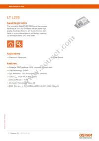 LT L29S-Q2R2-35-0-10-R18-Z-HE Datasheet Cover