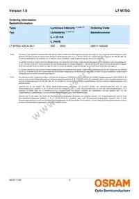 LT MTSG-V2CA-35-1 Datasheet Page 2