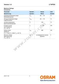 LT MTSG-V2CA-35-1 Datasheet Page 3