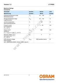 LT P4SG-V1AB-36-1-20-R18F-Z Datasheet Page 3