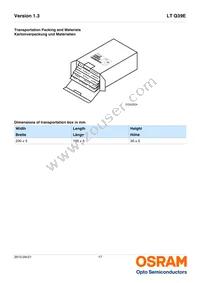 LT Q39E-Q1S2-25-1-5-R18-LM Datasheet Page 17