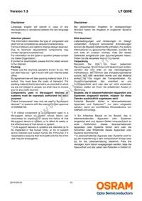 LT Q39E-Q1S2-25-1-5-R18-LM Datasheet Page 19