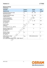 LT T64G-DAFA-29-0-20-R33-Z Datasheet Page 3