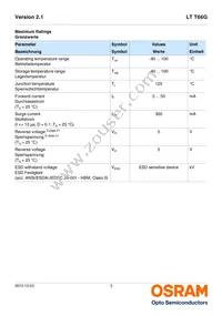 LT T66G-BBDA-29-0-20-R33-Z Datasheet Page 3