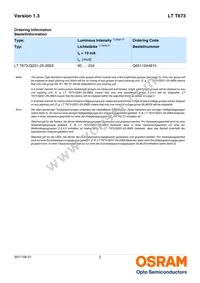 LT T673-Q2S1-25-26E6-10-R18-Z Datasheet Page 2